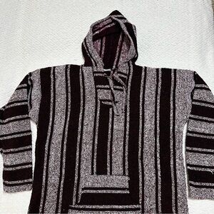 VEL-MEX Mexican Southwestern BAJA Surf Hoodie Size XXL